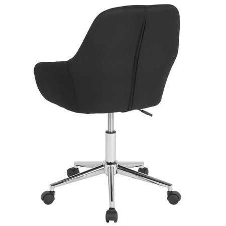 Flash Furniture Cortana Home and Office Mid-Back Chair, B DS-8012LB-BLK-F-GG