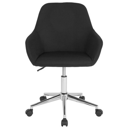 Flash Furniture Cortana Home and Office Mid-Back Chair, B DS-8012LB-BLK-F-GG