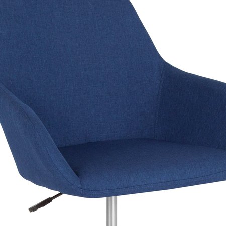 Flash Furniture Cortana Home and Office Mid-Back Chair, B DS-8012LB-BLU-F-GG