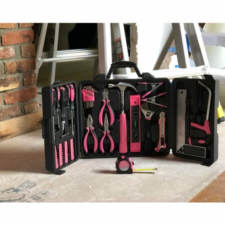 Apollo Tools 71 Piece Household Tool Kit Pink DT0204P