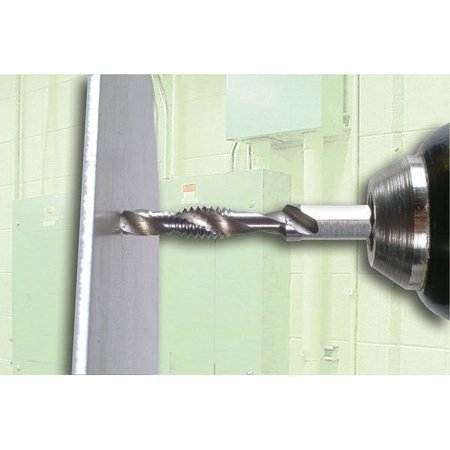 Greenlee Drill/Tap/Countersink, #8-32 Thread Size, 2 1/32 in Overall Length DTAP8-32