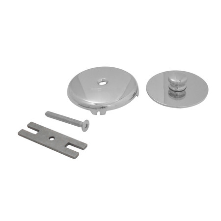 Kingston Brass DTL5303A1 Tub Drain Stopper with Overflow Plate Replacement Trim Kit DTL5303A1