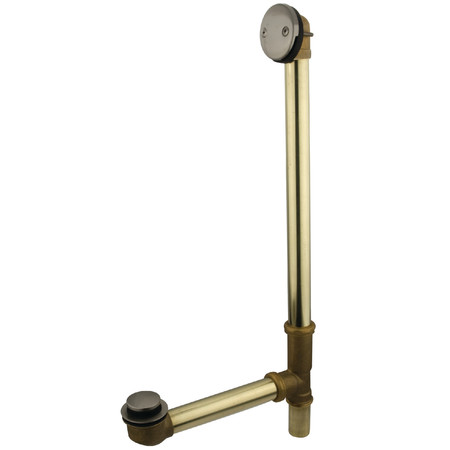 KINGSTON BRASS DTT2208 Tip-Toe Bath Tub Drain with Overflow DTT2208