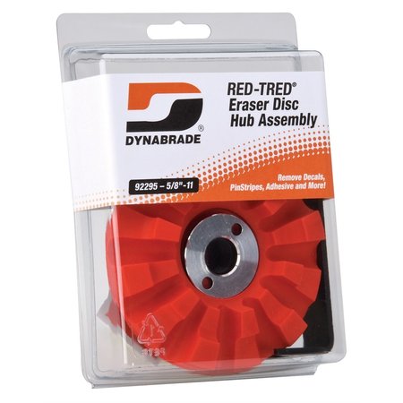 DYNABRADE Red-Tred Eraser Disc Hub Assembly DYB92295
