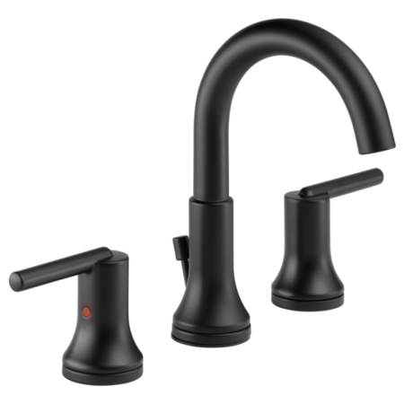 DELTA Two Handle Widespread Bathroom Faucet 3559-BLMPU-DST