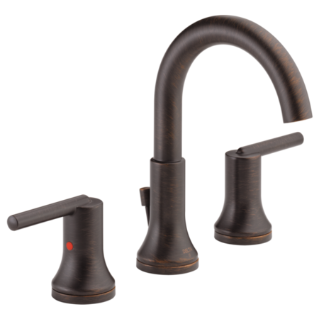 DELTA Two Handle Widespread Bathroom Faucet 3559-RBMPU-DST