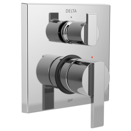 Delta Angular Modern Monitor(R) 14 Series Valve Trim with 3-Setting Integrated Diverter T24867