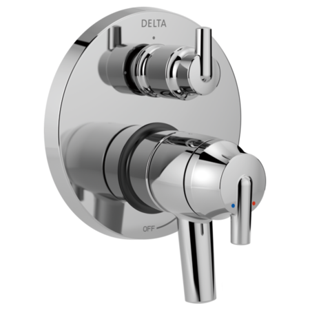 Delta Contemporary Two Handle Monitor(R) 17 Series Valve Trim with 3-Setting Integrated Diverter T27859
