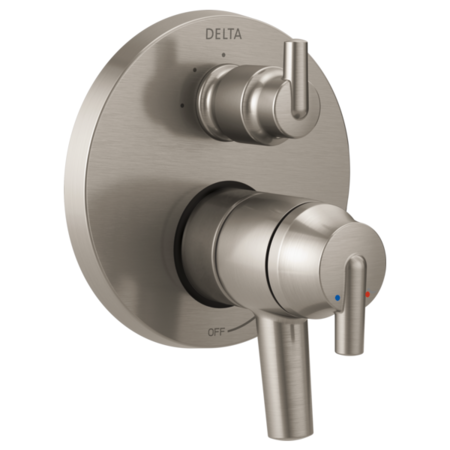 Delta Contemporary Two Handle Monitor(R) 17 Series Valve Trim with 3-Setting Integrated Diverter T27859-SS