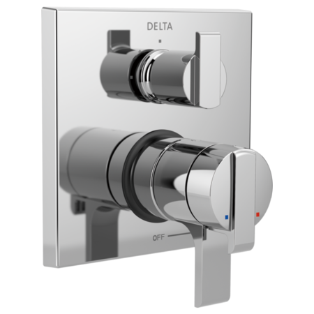 DELTA Angular Modern Monitor(R) 17 Series Valve Trim with 3-Setting Integrated Diverter T27867