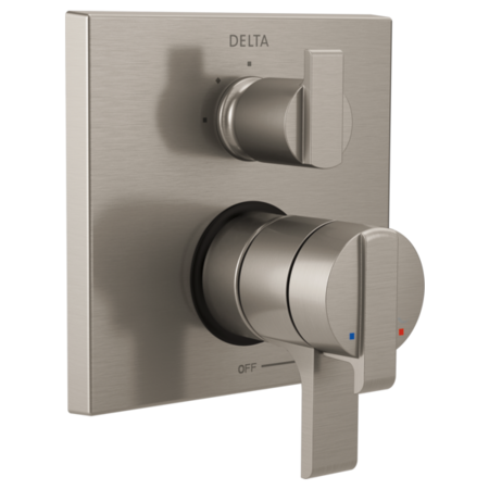 Delta Angular Modern Monitor(R) 17 Series Valve Trim with 3-Setting Integrated Diverter T27867-SS