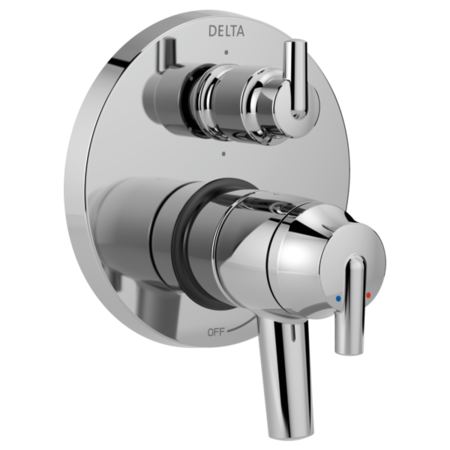 DELTA Contemporary Two Handle Monitor(R) 17 Series Valve Trim with 6-Setting Integrated Diverter T27959