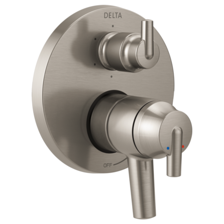 DELTA Contemporary Two Handle Monitor(R) 17 Series Valve Trim with 6-Setting Integrated Diverter T27959-SS