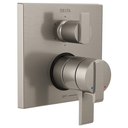 Delta Angular Modern Monitor(R) 17 Series Valve Trim with 6-Setting Integrated Diverter T27967-SS