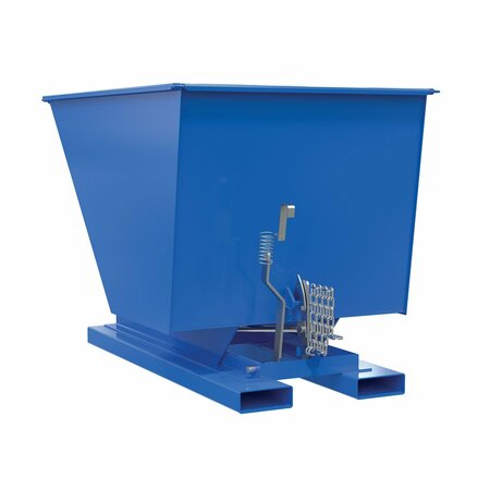 Vestil Self Dumping Hopper W/Bump Release Blu D-100-MD