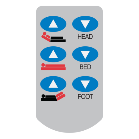 CREST HD2 Replacement HD2 Bed Control E-10073
