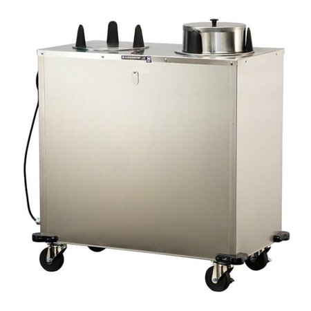 LAKESIDE Regular Express Heat Plate Dispenser Cabinet - 6-5/8" to 7-1/4" E6207