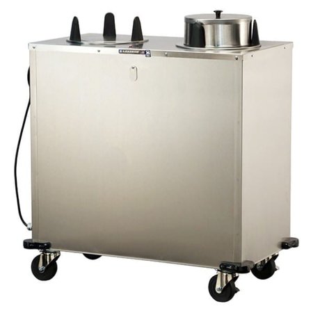 LAKESIDE Regular Express Heat Plate Dispenser Cabinet - 11-1/4" to 12-1/4" E6212