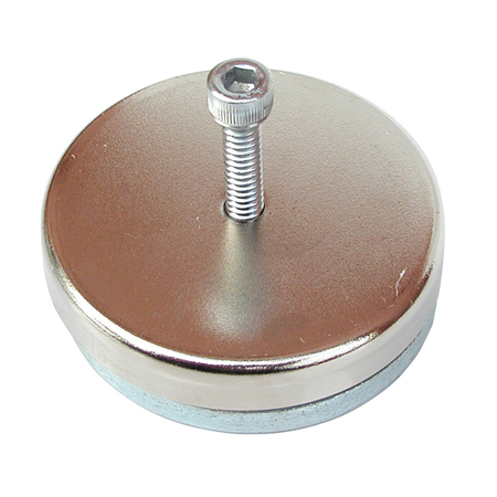 ECLIPSE MAGNETICS Ceramic Magnet with Bolt, Pull Force:37kg/82lb E695