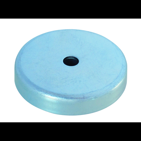 ECLIPSE MAGNETICS Ceramic Shallow Pot Magnet, Pull Force:19.8lb, PK5 E878-RB