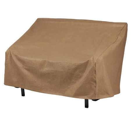 DUCK COVERS Essential Tan Patio Bench Cover, Essential, 51"x29"x, 29"x51" EBN533135
