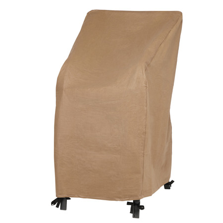 DUCK COVERS Essential Latte Patio Stackable Chair Cover, Essent, 30"x28" ECH283049