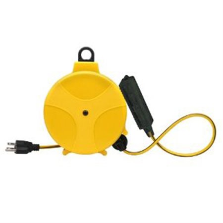 SOUTHWIRE Coleman Cable x Yellow Retractable C Reel, 20ft. E315