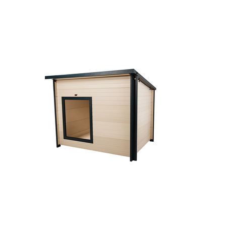 NEW AGE PET Pet Rustic Lodge Dog House, Medium ECOH203M-GN