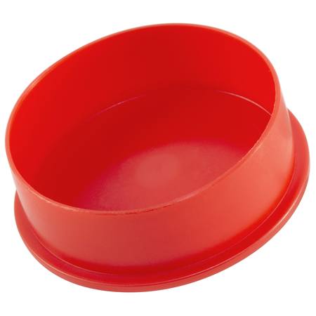 CAPLUGS Cap, Polyethylene, EC Series, Red, PK500 EC-24