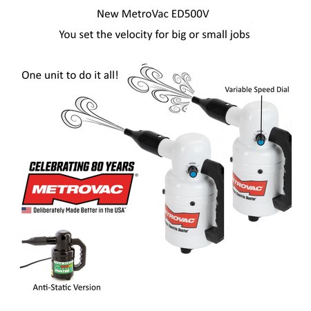 Metrovac Electric Duster with Var Speed Control ED-500PV