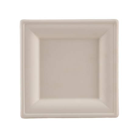 EMPRESS EARTH Compostable Square Plate, 10", PK250 EDP-10
