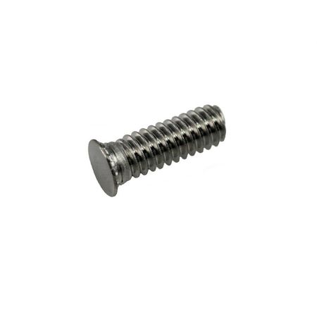 UNICORP Self-Clinching Stud, 1/4"-20, 1 in, Captive Stud Flush, Stainless Steel EFHS-0420-16