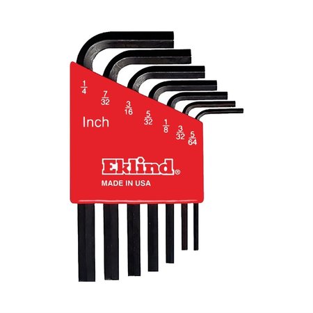 EKLIND SAE Short Hex-L Hex Key Set, 7 pcs. 10107