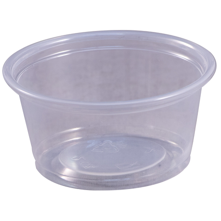 EMPRESS Plastic Portion Cup, 2oz., Clear, PK2500 EPC200