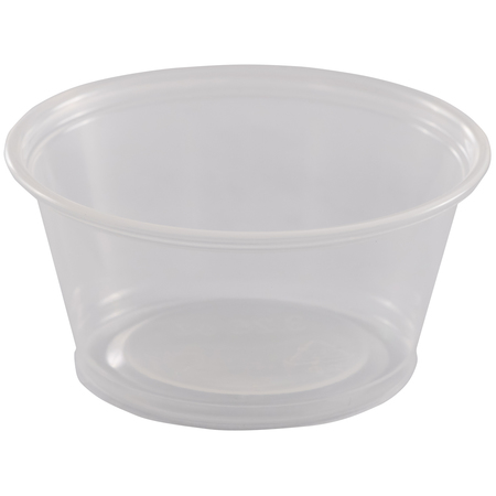 Empress Plastic Portion Cup, 3.25oz., Clear, PK2500 EPC325