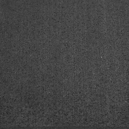 Rubber-Cal "Elephant Bark" Rubber Flooring - 3/8 in. x 4 ft. x 5.5 ft. - Black 03_102