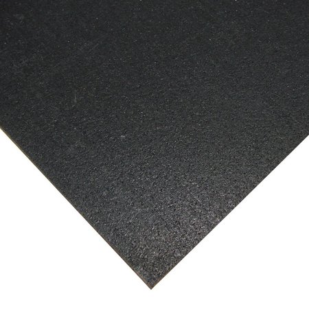 Rubber-Cal "Elephant Bark" Rubber Flooring - 3/8 in. x 4 ft. x 3 ft. - Black 03_102