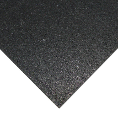 Rubber-Cal "Elliptical Mat" Heavy-Duty Rubber Mat - 3/16 in. x 4 ft. x 6.5 ft. - Black 03-101-WABC