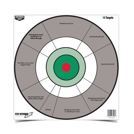 BIRCHWOOD CASEY Eze-Scorer Handgun Trainer, Targ, 12 BC-37245