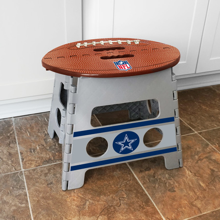 Fanmats NFL Dallas Cowboys Folding Step Stool 13in. Rise 24432