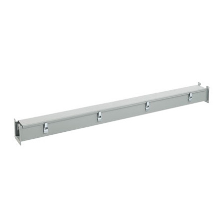 NVENT HOFFMAN Lay-In NEMA Type 12 Wireway Straight Section, 8.00x8.00x120.00, Gray,  F88L120