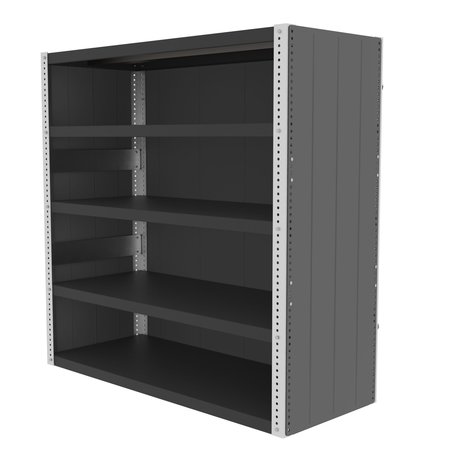 Valley Craft Preconfigured Enclosed Shelving Kit, 60"W F82432A1