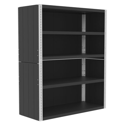 VALLEY CRAFT Preconfigured Enclosed Shelving Kit, 60"W F82434A9