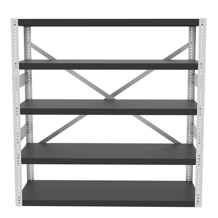 Valley Craft Preconfigured Open Shelving Kit, 60"Wx24 F82436A7