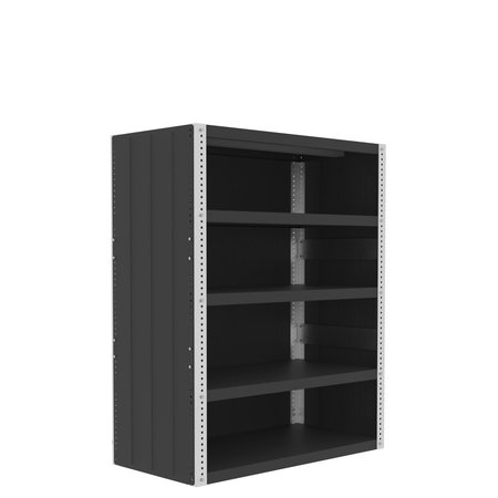 VALLEY CRAFT Preconfigured Enclosed Shelving Kit, 36"W F82439A4