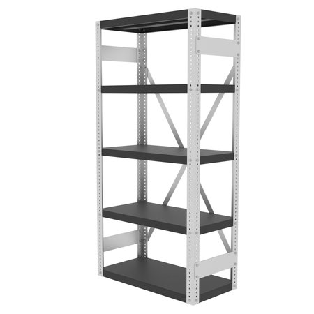 Valley Craft Preconfigured Open Shelving Kit, 36"Wx18 F82446A5