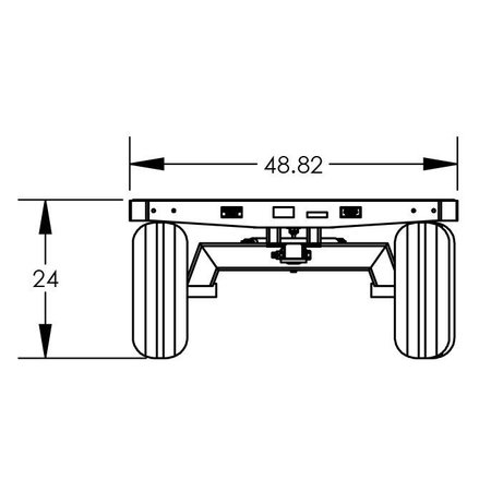 Valley Craft Pre-Configured 6000 Trailer, 48"Wx96L F83997