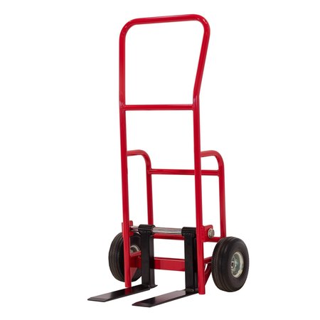 VALLEY CRAFT Industrial Hand Truck, Flat Forks, w/Mol F86182A4FF