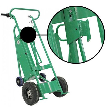 VALLEY CRAFT Powered Hand Truck, 800 lb, w/Pneumatic Wh F89484F