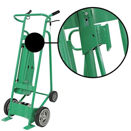 VALLEY CRAFT Powered Hand Truck, 800 lb, w/Solid Rubber F89503F